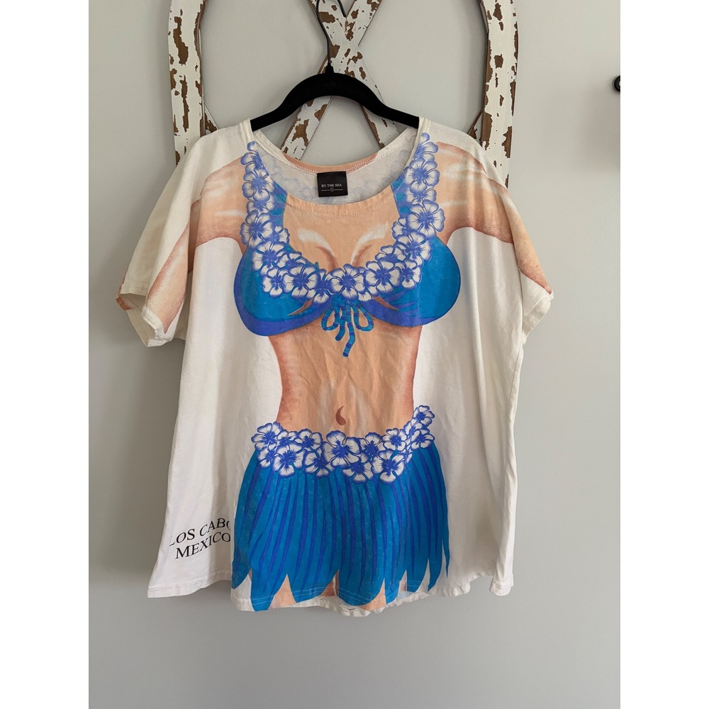 Body Dreams Bikini Cover Up Shirt Hula Girl Funny Swimsuit Cover Up OSFM